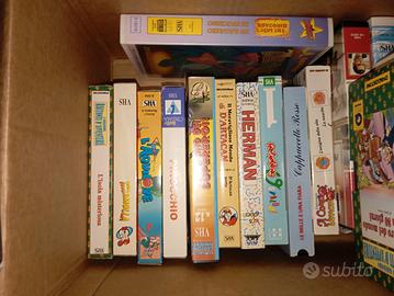 cartoni per bambini casette vhs