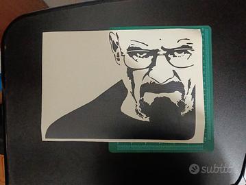 adesivo Walter White , Heisenberg,Breaking Bad

