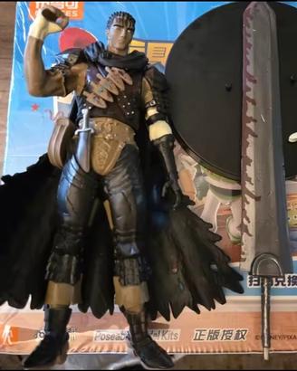 action figure GUTS  guerriero nero spada PVC 19 cm