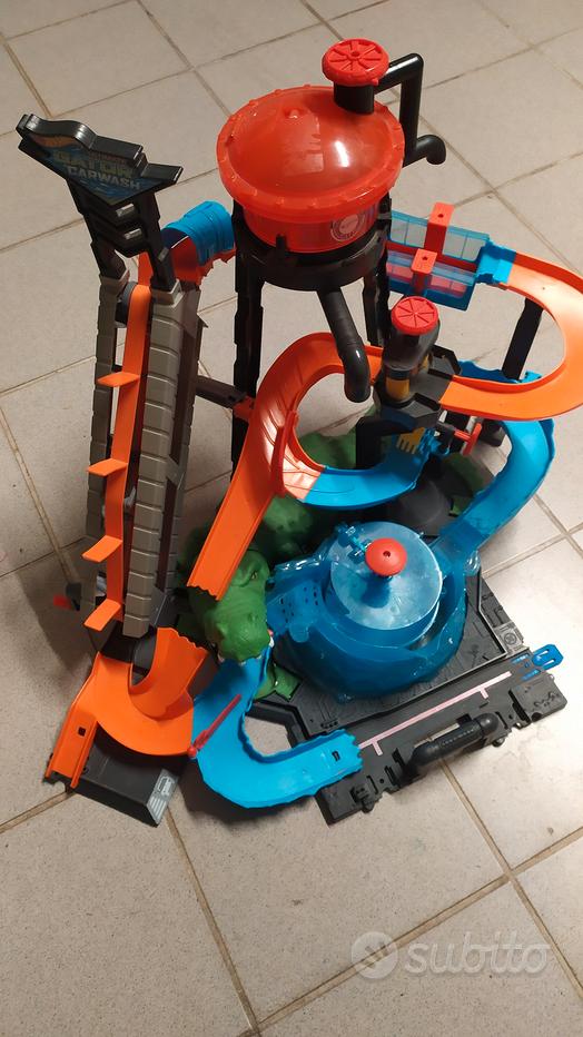 Autolavaggio Squalo Mega Lavaggio Hot Wheels Car Wash La Pista
