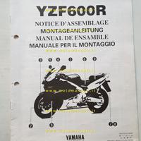 Yamaha YZF 600 R 1996 manuale assemblaggio officin