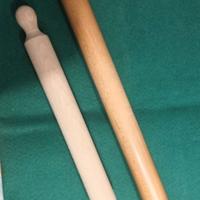 Coppia mattarelli legno x tirare sfoglie, impasti