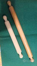 Coppia mattarelli legno x tirare sfoglie, impasti