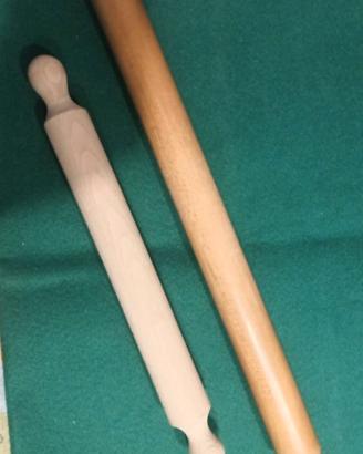 Coppia mattarelli legno x tirare sfoglie, impasti