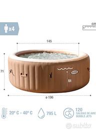 Spa piscina intex