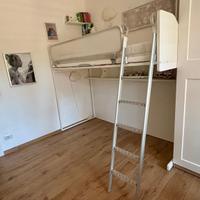 Letto a soppalco Moretti Compact e materasso