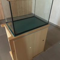 Acquario 96L con mobile e accessori