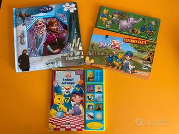 Libri puzzle, supermagneti, sonoro