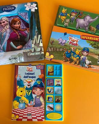 Libri puzzle, supermagneti, sonoro
