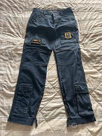 Pantaloni cargo blu scuro Aeronautica Militare