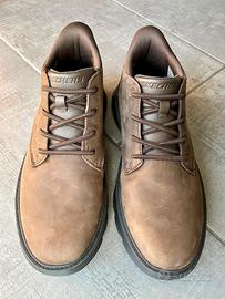 SKECHERS Slip-In scarpa uomo 42,5 marrone sneaker