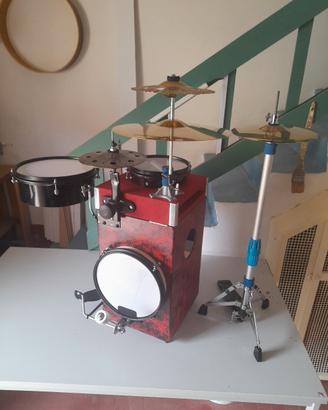 batteria drumset cajon 