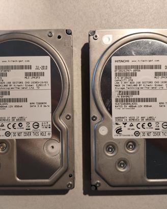 2x HDD Hitachi 2TB - Usati (leggere descrizione)