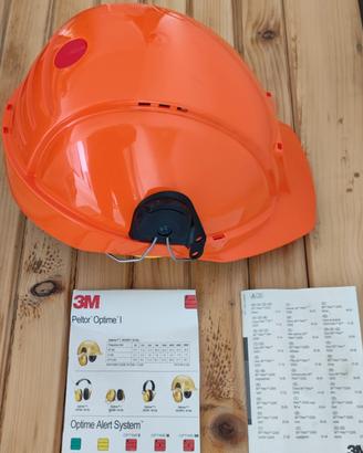 Casco di protezione con cuffie 3M