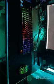 Tappetino Mouse RGB con Ricarica Wireless