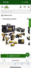 Kit DeWalt professionale 18V XR + 5 batterie