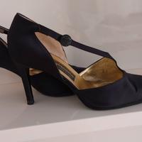 Decolletè Fragiacomo raso nero n 35