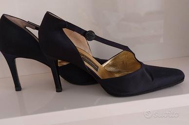 Decolletè Fragiacomo raso nero n 35