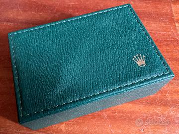 Scatola Rolex vintage verde