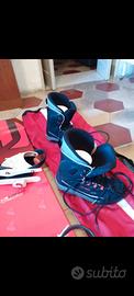 Snowboard Nitro con attacchi e scarponi