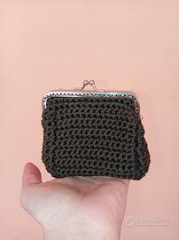 clutch, pochette, porta monete 