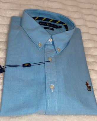 Ralph Lauren Pony Oxford Camicia Uomo M Turchese