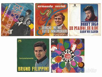 Lotto 23 vinili 45 giri anni 60/70