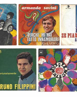 Lotto 23 vinili 45 giri anni 60/70