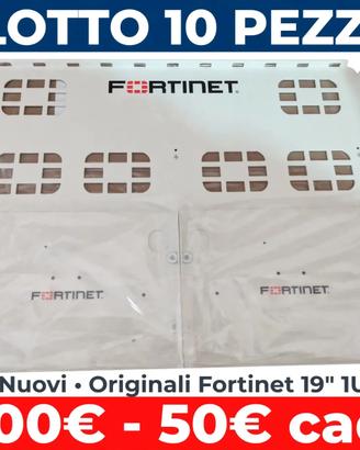 STOCK 10x Rack Mount Fortinet 19" 1U Doppio