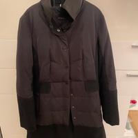 Piumino-cappotto Pennyblack nero medio-lungo