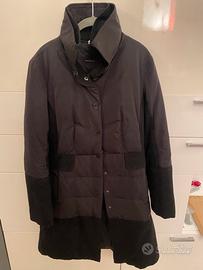 Piumino-cappotto Pennyblack nero medio-lungo