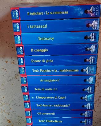 Totò "Il Grande Cinema" Lotto 14 Vhs (Sigillati)
