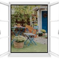 2 Pezzi Zanzariera per Finestra, 150 x 180 cm