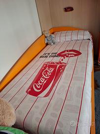 letto singolo con materasso 