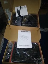 6x Retevis RT617 Walkie Talkie con Caricabatterie