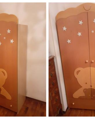 MIBB ARMADIO, CASSETTIERA - FASCIATOIO PER BAMBINI