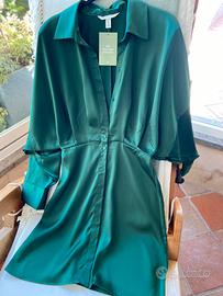 Chemisier verde H&M nuovo taglia S