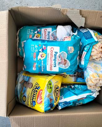  Pampers e Huggies costumino 