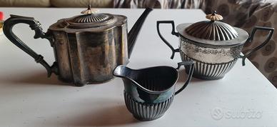 Servizio da thè Sheffield antico