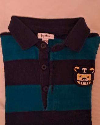 Polo bambino manica lunga