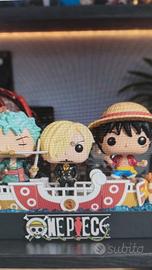 base per  barca e personaggi One piece 