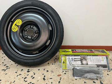 Kit cric auto pù Ruotino di scorta