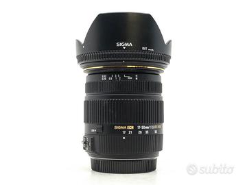 Sigma 17-50  OS HSM 2.8 Nikon f mount come nuovo