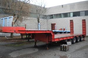 Semirimorchio carrellone cometto mezzo d'opera