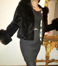 Giacchino visone nero epilato