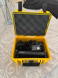 GO PRO HERO 5 + case rigida + accessori