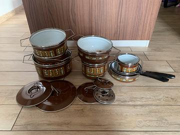 BATTERIA PENTOLE SILTAL VINTAGE