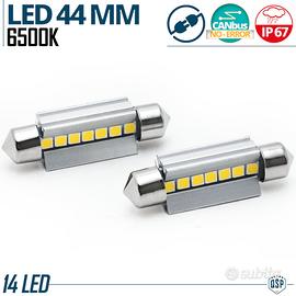 Lampadine LED SILURO 44mm C5W C10W CANbus 6500K