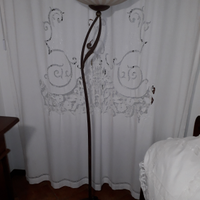 Lampada a Piantana in ferro color bronzo