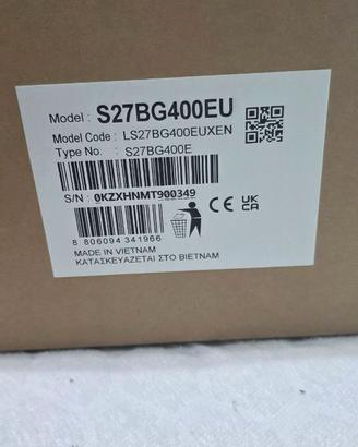 Monitor Samsung 27 pollici